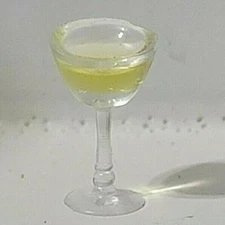 Dollhouse Miniature Margarita Filled Glass 1:12 Scale  - FAST US SHIPPER