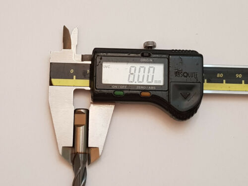 Fräse Schweizer Endfräse 7,5 mm HSS Schaftdurchmesser 8 mm Mantel 3-Flöte Nr. 101 19/64 - Bild 10 von 12