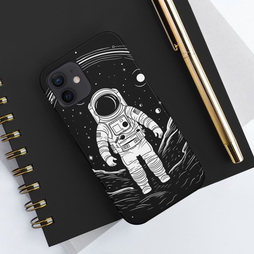 iPhone Case Astronaut Case for iPhone 14 13 Pro Max 12 11 7 8 XS XR Cover Tough - Picture 23 of 43
