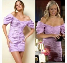 Anthropologie Hutch $360 Lilac Mini Dress Size 6