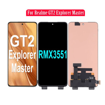 Orig For Realme GT2 Explorer Master RMX3551 OLED Display Touch Screen Digitizer