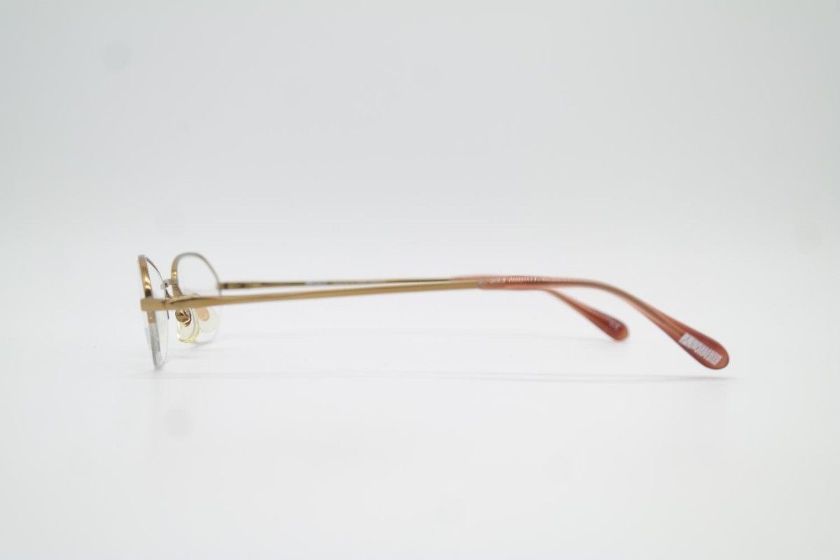 Vintage Glasses KANSAI YAMAMOTO 1030 Titanium Bronze Half