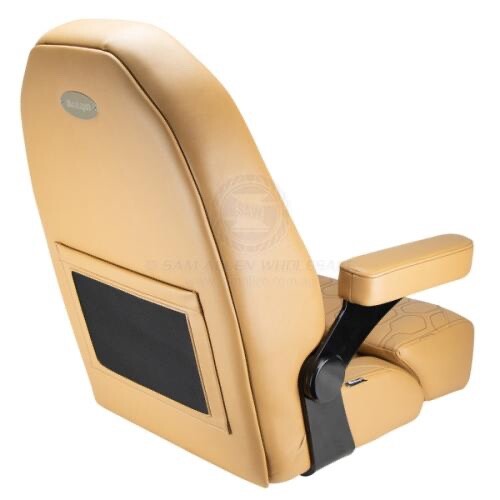 Relaxn Deluxe Boat Seats Tan - High Back Padded - Nautilus Series - SAW 293940 - Picture 4 of 6