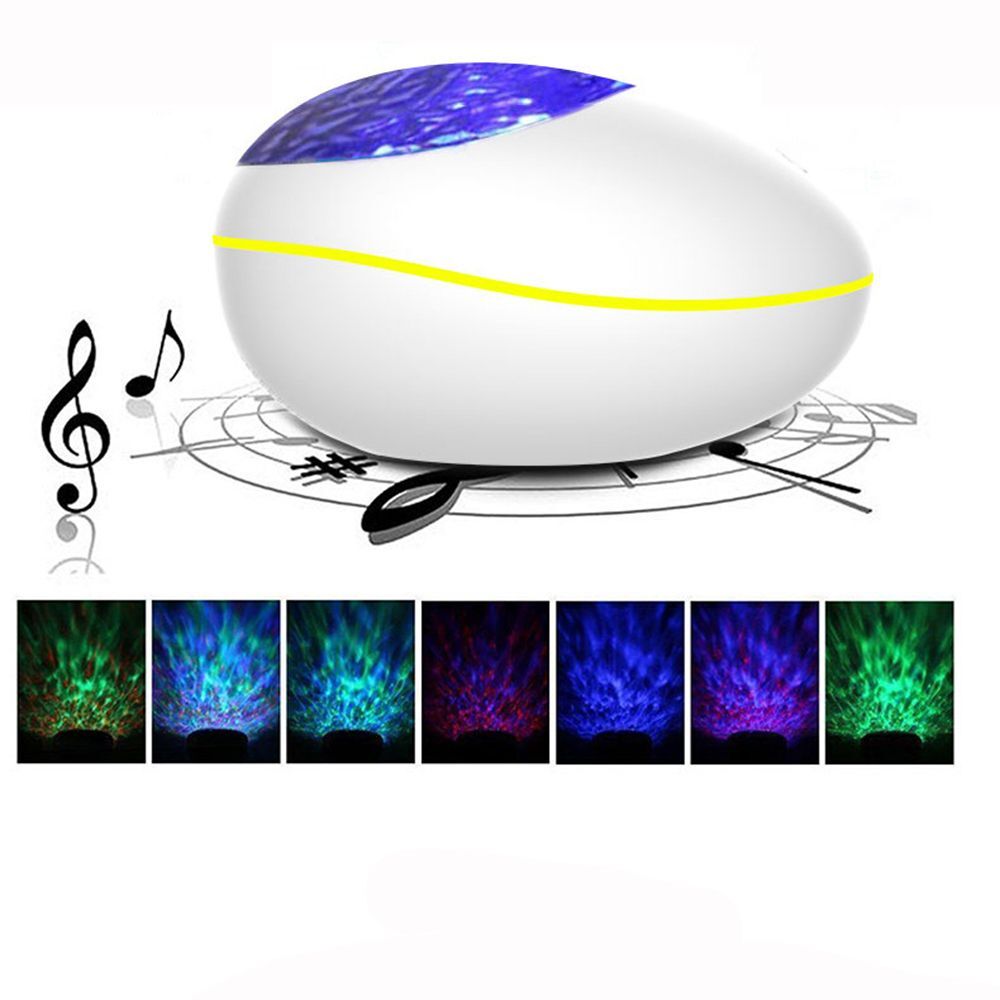 Galaxy Starry Night Light Ocean Projector Lamp Music Children's Night