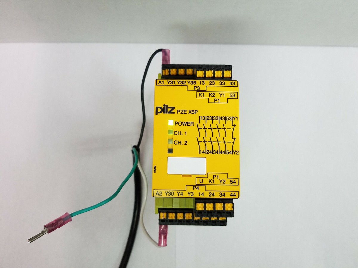 pilz PZE X5P C Safety Relay 24VDC, 5n/o Safety Contacts ID No