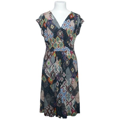 Linea Tesini, Kleid, Größe: 36, Mehrfarbig, Elasthan/Viskose, Print, Damen #8Wg
