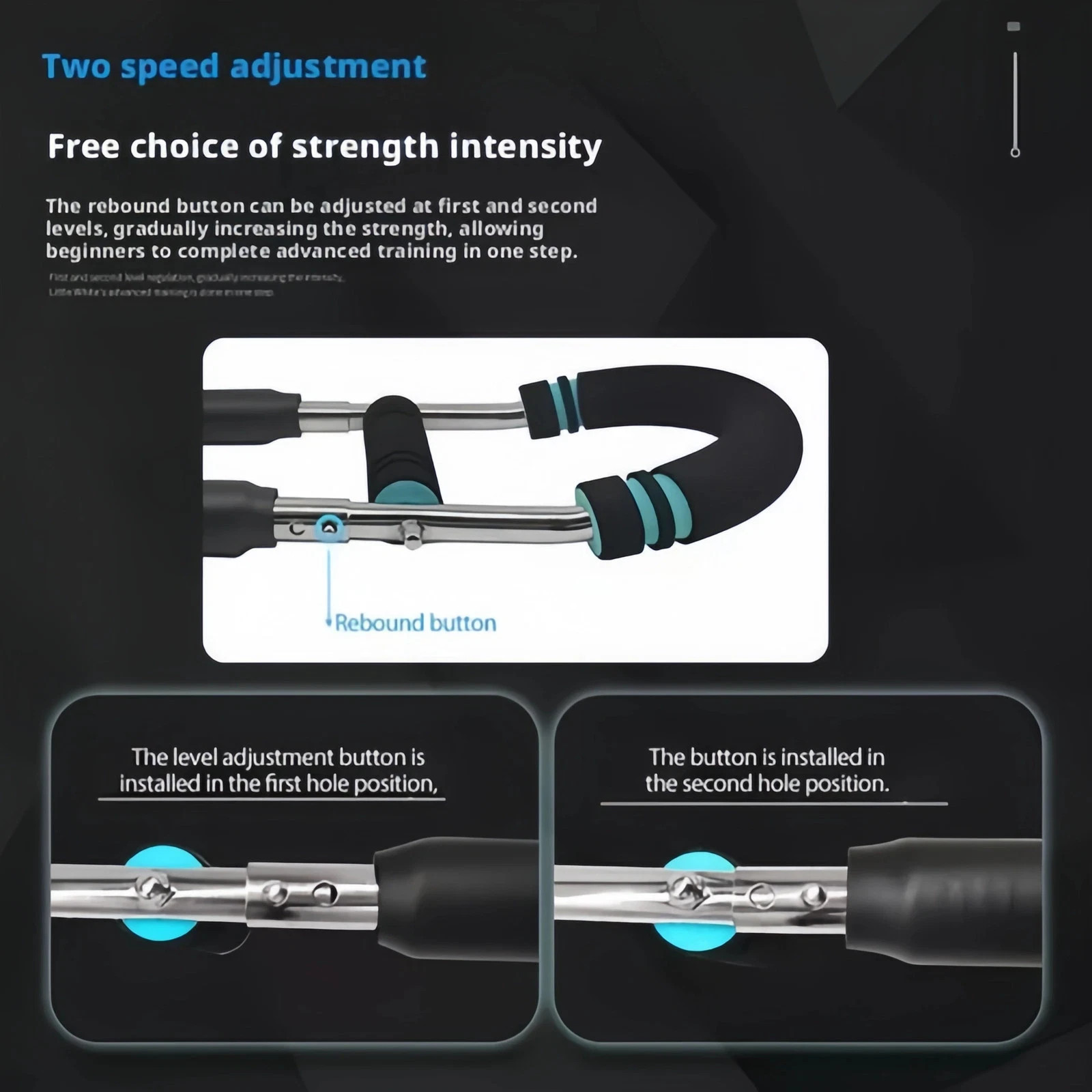 Twister Arm Trainer, 60-100Lb Adjustable Chest Workout Equipment for Men & Women alternate view 5