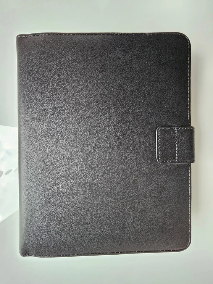 TIME SYSTEM Ringbuch/Planer/Organizer mit Druckknopf Leder schwarz A5 ***NEU*** - Bild 3 von 4