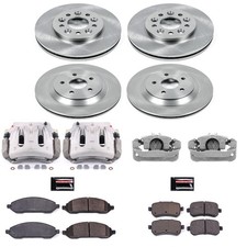 Powerstop Oe Stock Replacement Low-dust Ceramic Brake Pad, Rotor And Caliper Kit