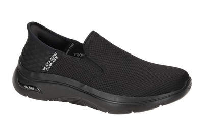 Skechers Schuhe GO WALK ARCH FIT 2.0 schwarz Herrenschuhe Slipper 216600 BBK NEU
