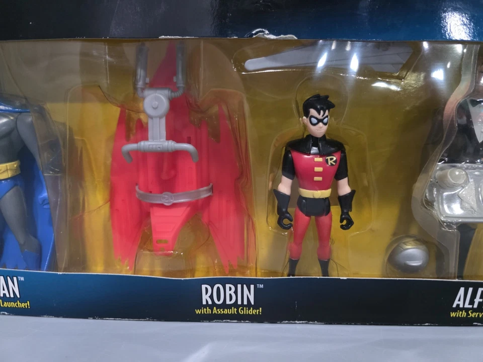 Новый Batman приключения 4 упаковки Бэтмен Робин Альфред глиняное лицо подпись Пол Дини  - Изображение 4 из 4