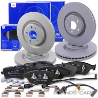 ATE Bremsscheiben Ø356/330+CERAMIC BremsbelÄGe Vorne+Hinten FÜR Audi A6 C7 A7 4G