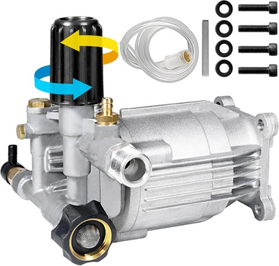 #ad 3 4quot; Shaft Horizontal Pressure Washer Pump Easy Adjust 2800 3400 PSI 2.5 GPM $154.57