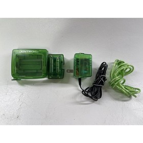Nintendo Game Boy Color Clear Green Zoom & Ac Adapter Electronics Game