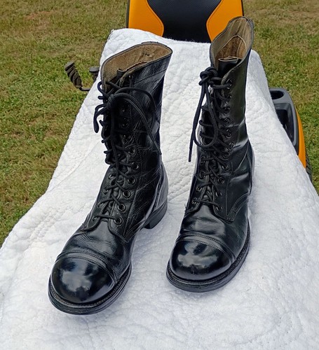WW11 Korean War Military Combat Boots Mens 9R MA BF Goodrich souls 1951