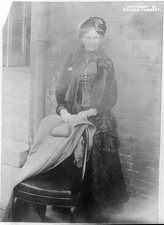 Photo:Clara Barton 1900s Standing Portrait Full Length Dress