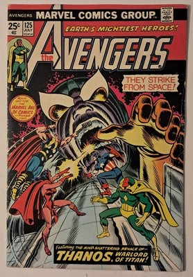 Avengers #125 (Thanos vs The Avengers!) 1974