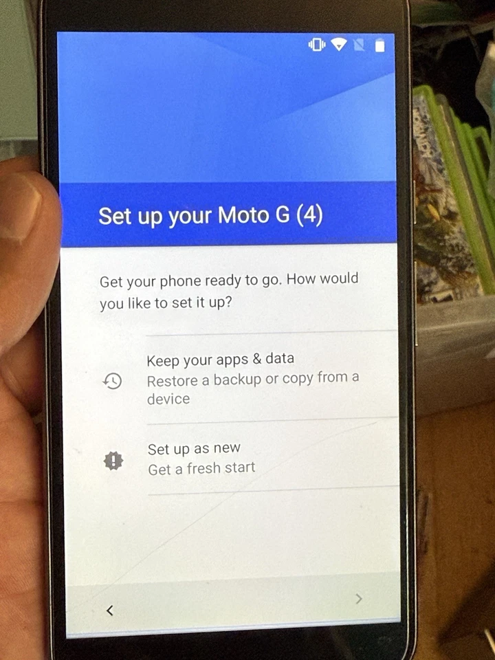 Motorola Moto G 4, não testado, vem para configurar a tela, parece bom, 32GB - Imagem 3 de 4