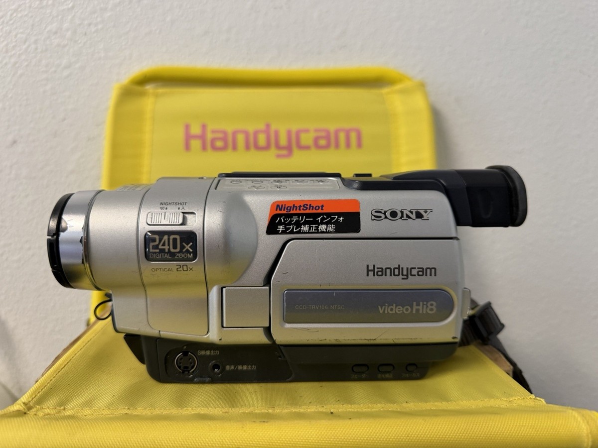Sony Handycam video Hi8 240x CCD-Trv106 【公式通販】