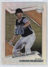 2022 Panini Elite Extra Edition Optic Holo Prizm Karson Milbrandt #85 00em