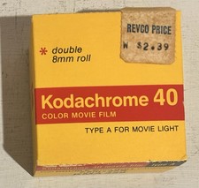 Kodachrome 40 Movie Film Type A 8mm Double Roll 25 ft KMA 459 EXPIRED