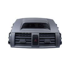 Center Dash AC Air Vent Panel With Clock For Toyota Corolla 2009-2013 Iron Gray