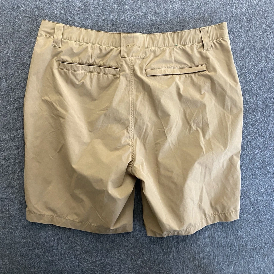 Orvis Shorts Mens Size 40 Tan Tech Short Chino Outdoor Stretch Lightweight - Image 2 of 4