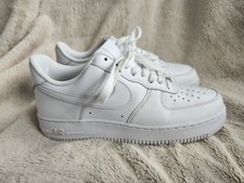 Nike Air Force 1 '07 Low Top Triple White Men's Sneakers CW2288-111 Shoes Sz 8.5