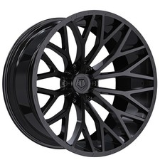 22x10 Tis Wheels 566b Gloss Black Rims 4pcs