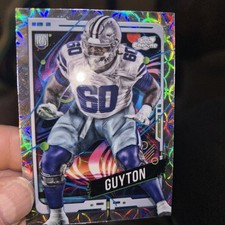 2024 Topps Cosmic Chrome NFL #125 Tyler Guyton Nucleus Refractor