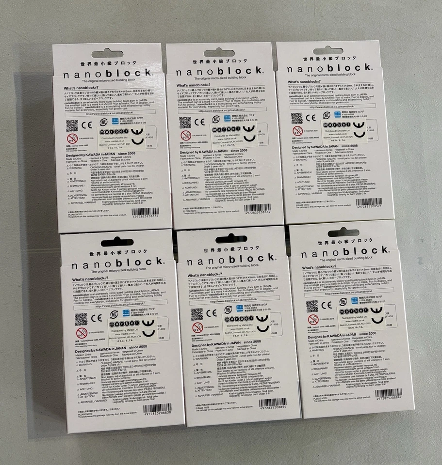 One Piece Nanoblock Brook Franky Robin Sanji Zero Luffy New & Sealed - Image 2 of 4