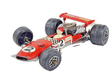 Vintage Politoys Art. F2 Ferrari F1 1:32 Scale Die-cast Model Car Red 2 Unboxed.