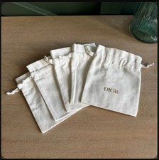 LOT OF 5 Christian Dior Beauty Dust Bag 6"  5" Mini Drawstring Pouch
