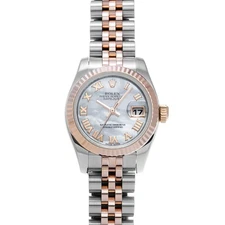 ROLEX Datejust 179171NR White shell WATCH 692518