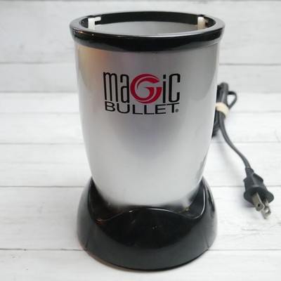 Magic Bullet Model MB1001 Blender Motor Base Only Replacement Silver Black