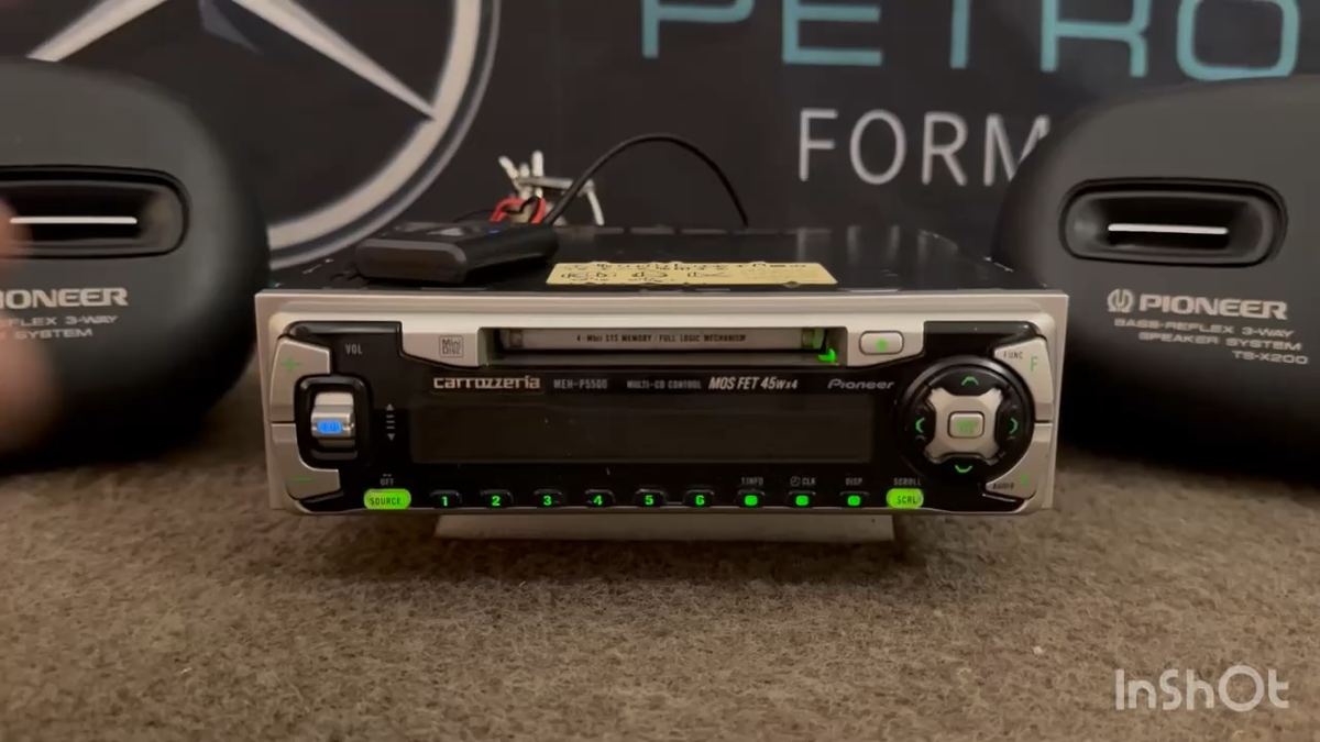Carrozzeria KEH-P50 MEH-P5500 本体セット PIONEER CARROZZERIA MEH-P5500 Car Radio MD Player Bluetooth Module