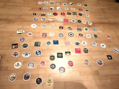 Bierdeckelsammlung Ca. 100 Stk. Aus Ganzem Welt Bierdeckel