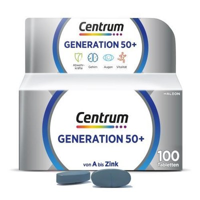 2x CENTRUM Generation 50+ Tabletten 100 ST