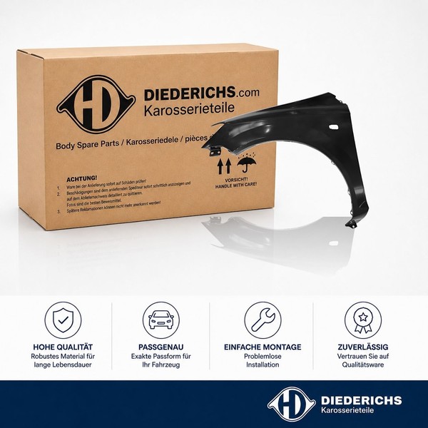 KotflÜGel Vorne Links Diederichs 6805007 FÜR Hyundai Fender SeitenflÜGel-image