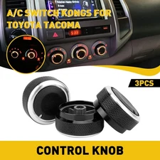 3pcs HVAC AC Fan Control Knob Switch Temperature For Toyota Tacoma 2005-2015 EKK