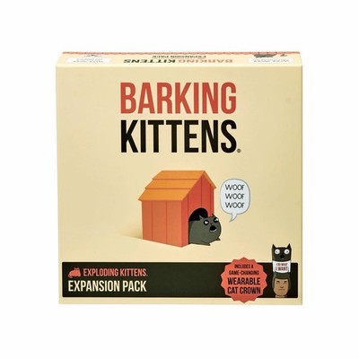 Barking Kittens Card Game Exploding Kittens Expansion Pack - NEW FACTORY SEALED