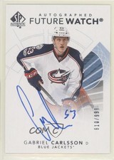 2017-18 SP Authentic Auto Future Watch 610/949 Gabriel Carlsson #128 Auto 7i2