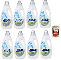 Alba Ammorbidente,WeichspüLer Iris Und WeißE Blumen, 33 WäSchen, 8X 1850Ml+Polpa