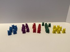 Educational Counting Teddy Bears Plastic 36 Pieces used From Early 2000s