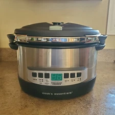Cooks Essentials 6 qt Electric Pressure Cooker Programmable CEPC660