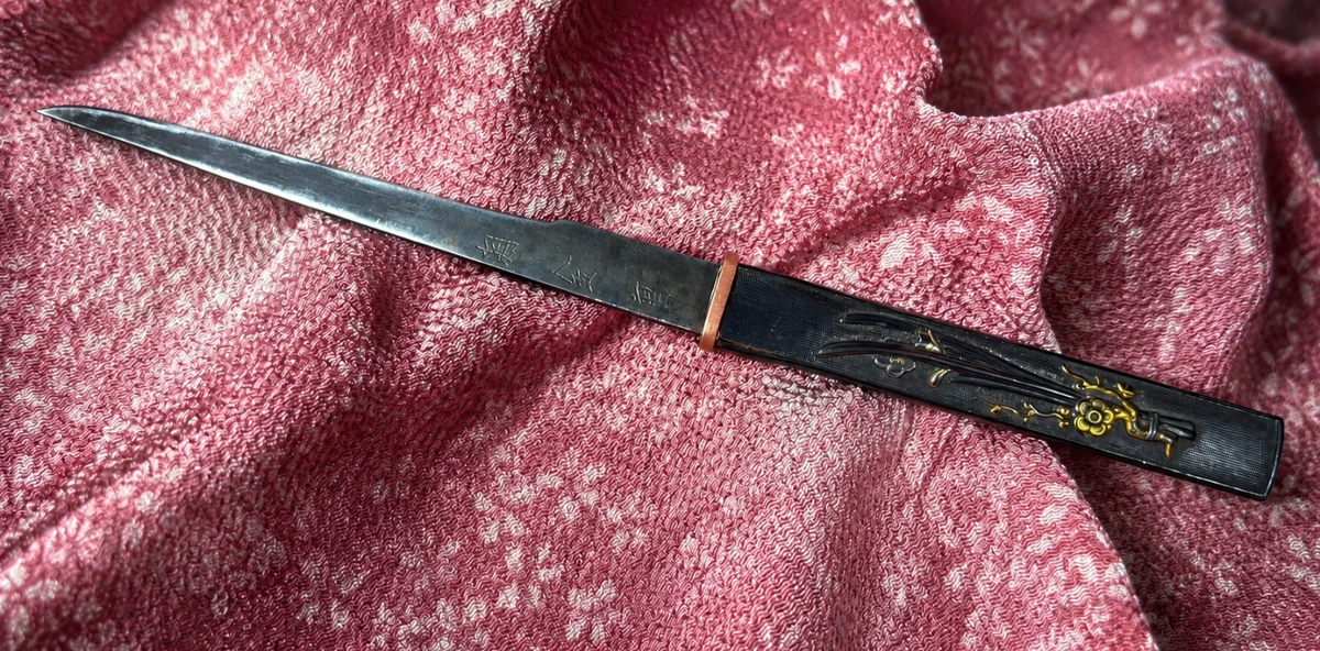 黄铜古董日本刀镡| eBay
