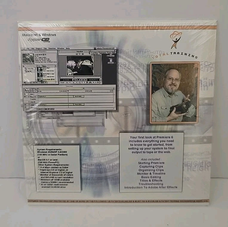 Total Training para Adobe Premiere 6 Macintosh y Windows CD NUEVO Foto 2 de 2