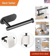 Toilet Paper Holder,Adhesive,Matt Black,Wall Mount,Toilet Paper Roll Holder,n...