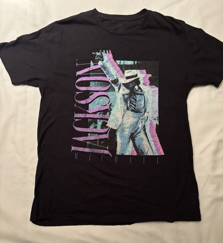 Michael Jackson Graphic Music T-Shirt Size Medium Black. Officially Licensed