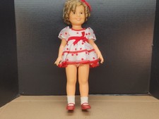 Ideal Shirley Temple Doll 16" Vinyl Original Dress circa 1972